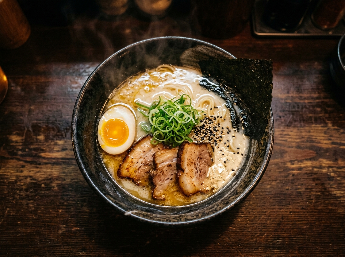 48-Hour Simmered Tonkotsu Ramen at Aki